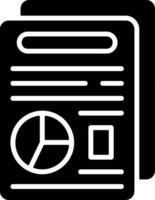 SEO Reporting Solid EPS Icon vector