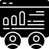 Competitor Metrics Solid EPS Icon vector