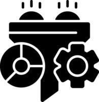 Conversion Tracking Solid EPS Icon vector