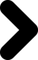 Chevron Right Solid EPS Icon vector