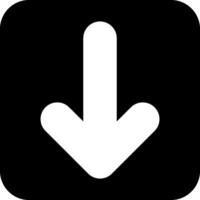 Arrow Square Up Solid EPS Icon vector