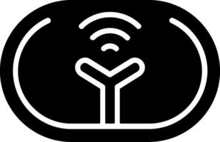Smart Sensor Solid EPS Icon vector