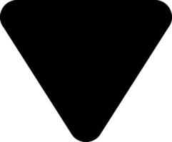 Arrow Bounded Down Solid EPS Icon vector