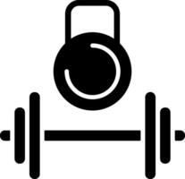 Fitness Equipment Solid EPS Icon vector