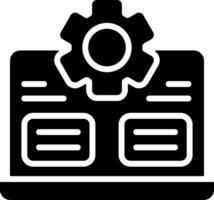 Algorithm Solid EPS Icon vector