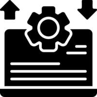 Agile Solid EPS Icon vector