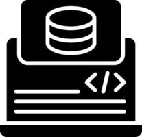 Backend Development Solid EPS Icon vector