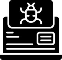 Bug Solid EPS Icon vector