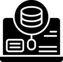 Database Solid EPS Icon vector