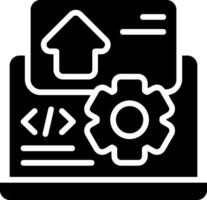 Frontend Development Solid EPS Icon vector
