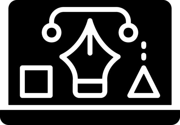 Graphic Designer Solid EPS Icon