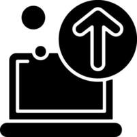 Upload Solid EPS Icon vector