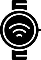 Smartwatch Solid EPS Icon vector