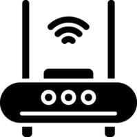 Router Solid EPS Icon vector