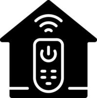 Smart Home Device Solid EPS Icon vector