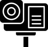 Action Camera Solid EPS Icon vector