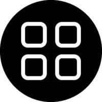 Black Menu Graphic Icon Design vector