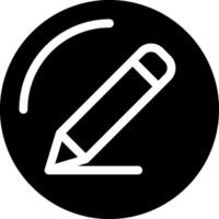 Black Edit Graphic Icon Design vector