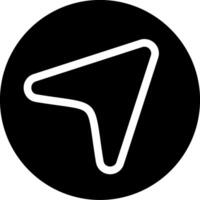 Send Solid Style Icon vector