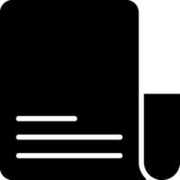Newspaper Solid Style Icon vector