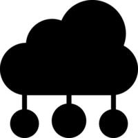 Computer Programing Solid Style Icon vector