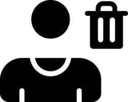 Delete Contact Icon vector