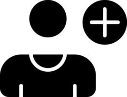 Black Invite Contact Graphic Icon Design vector