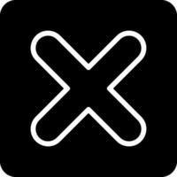 Crossmark Graphic Icon Design vector