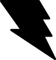 Black Style Flash Graphic Icon Design vector