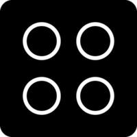 Start Menu Solid Style Icon vector