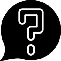 Black Question Mark Graphic Icon Design vector