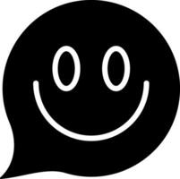 Emoji Only Solid Style Icon vector