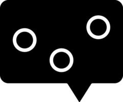 Bouncing Chat Solid Style Icon vector