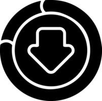 Software Update Solid Style Icon vector