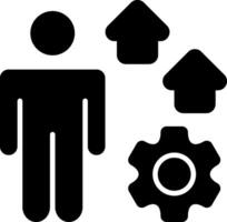 Skill Development Solid Style Icon vector