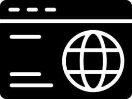 Tech News Solid Style Icon vector