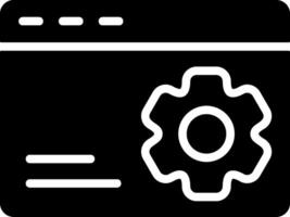 SEO Solid Style Icon vector