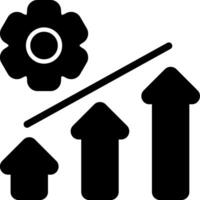 Workplace Efficiency Solid Style Icon vector