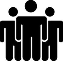 Diversity and Inclusion Solid Style Icon vector