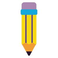 Pencil 90s nostalgic illustration, nostalgic 1990s colorful clipart, 90s nostalgic design sublimation vector