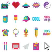Airplane 90s nostalgic illustration, nostalgic 1990s colorful clipart, 90s nostalgic design sublimation bundle vector