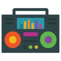 Retro Stereo 90s nostalgic illustration, nostalgic 1990s colorful clipart, 90s nostalgic design sublimation vector
