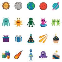 bundle of Space clipart, Outer Space illustration, Colorful Space design sublimation vector