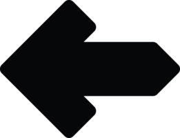A solid black arrow pointing upwards. png