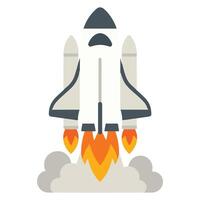 Space Shuttle Launch clipart, Outer Space illustration, Colorful Space design sublimation vector