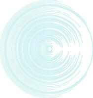Blue circular lines abstract futuristic technology. Symmetrical abstract circle design with blue digital lines on white background. Perfect for tech, data, and innovation themes. vector