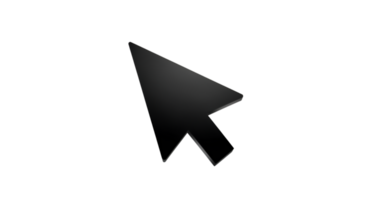 Grey arrow shaped computer cursor over transparent layout png
