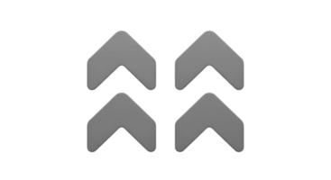Gray Arrow Pattern in Square on Transparent Backdrop png