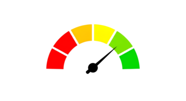 Dashboard gauge meter indicator shows status and progress png