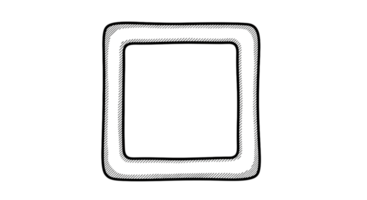 Outlined Square for Check Box with Transparent Background png